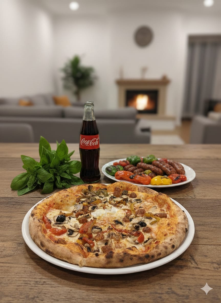 Pizza L'Orientale à la merguez
